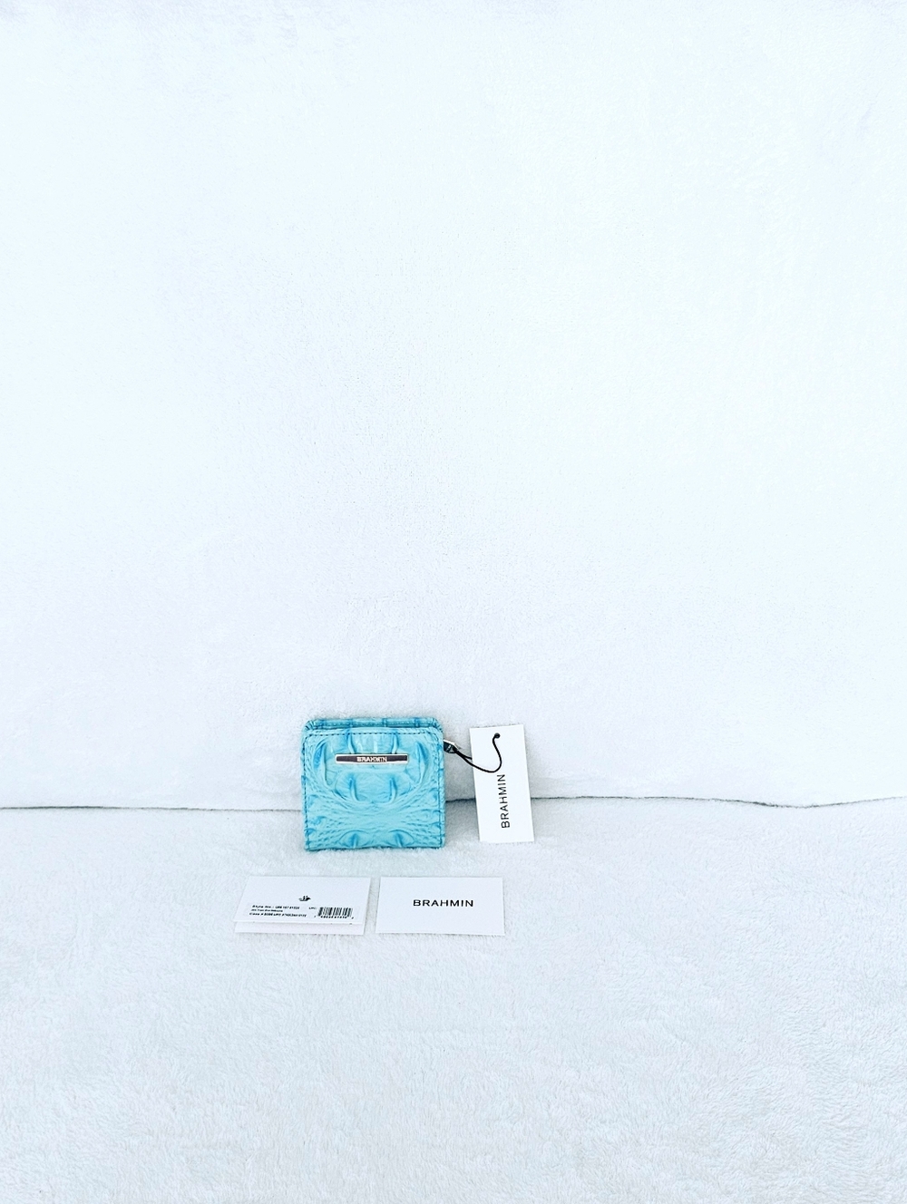 NWT Brahmin STAYCATION Lane W/ TROPIC BLUE Jane Wallet - Picture 10 of 16
